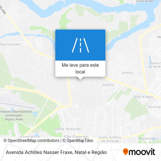 Avenida Achilles Nasser Fraxe mapa