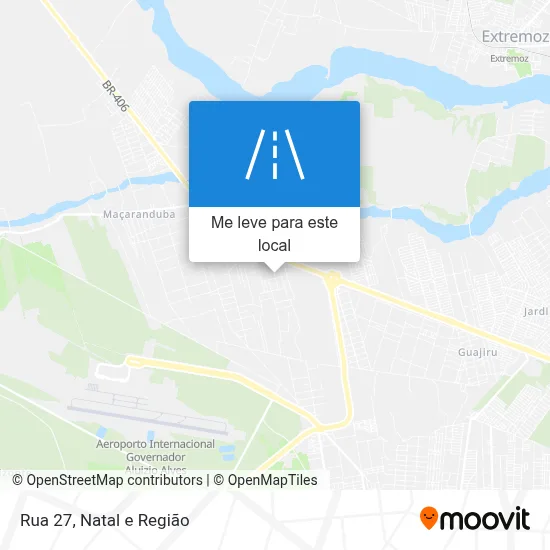 Rua 27 mapa
