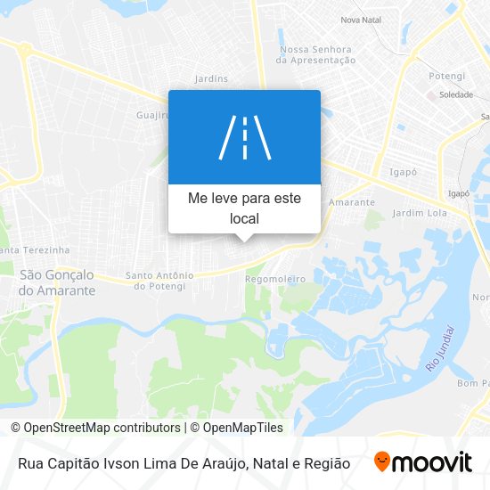 Rua Capitão Ivson Lima De Araújo mapa