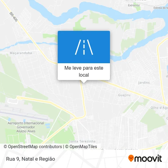 Rua 9 mapa