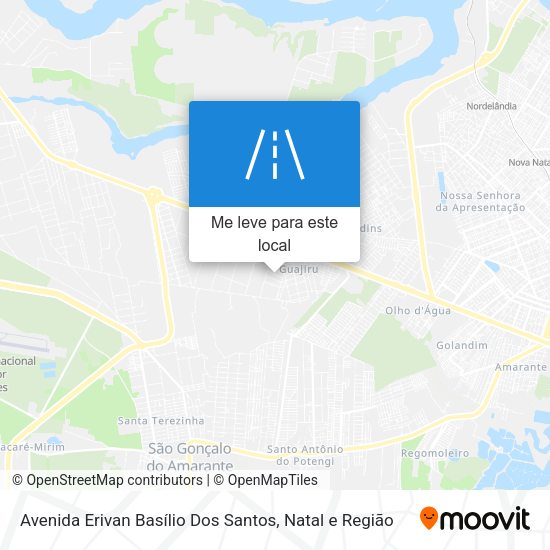 Avenida Erivan Basílio Dos Santos mapa