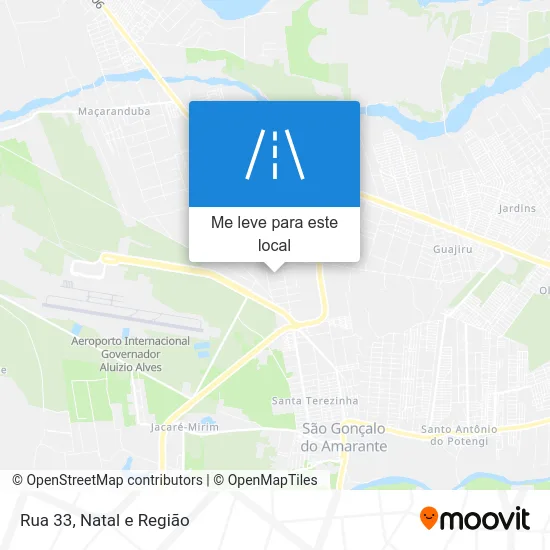Rua 33 mapa