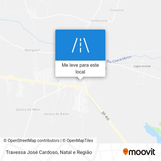 Travessa José Cardoso mapa