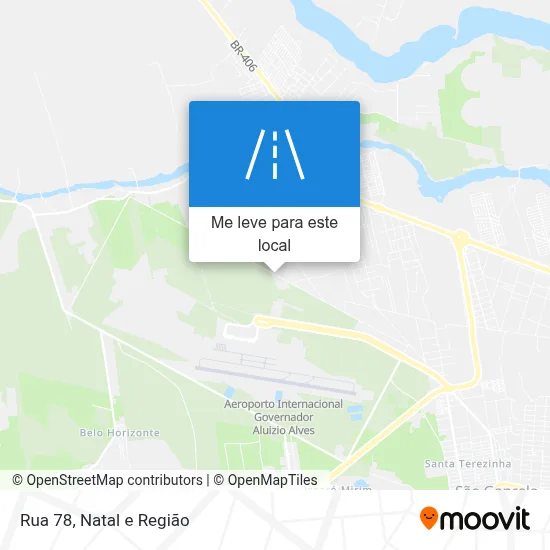 Rua 78 mapa