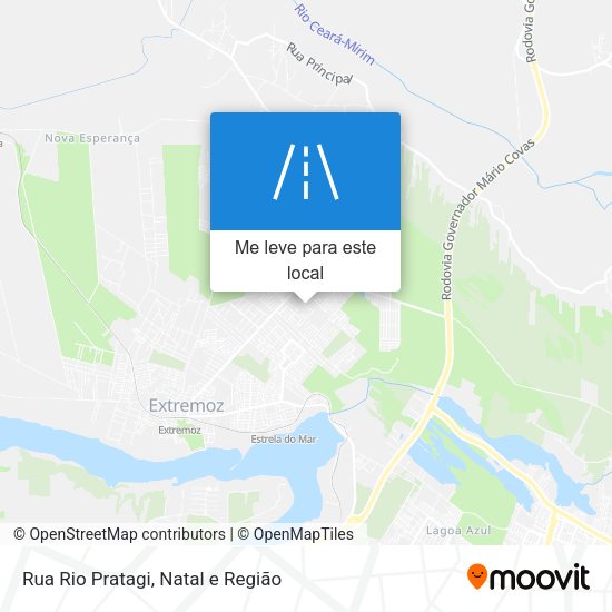 Rua Rio Pratagi mapa