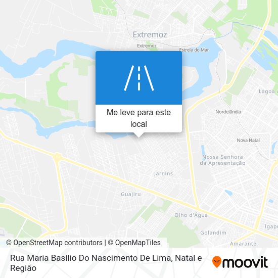 Rua Maria Basílio Do Nascimento De Lima mapa