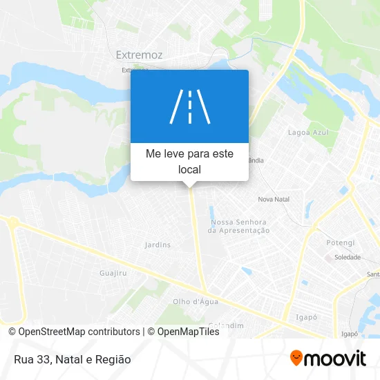 Rua 33 mapa