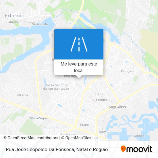 Rua José Leopoldo Da Fonseca mapa
