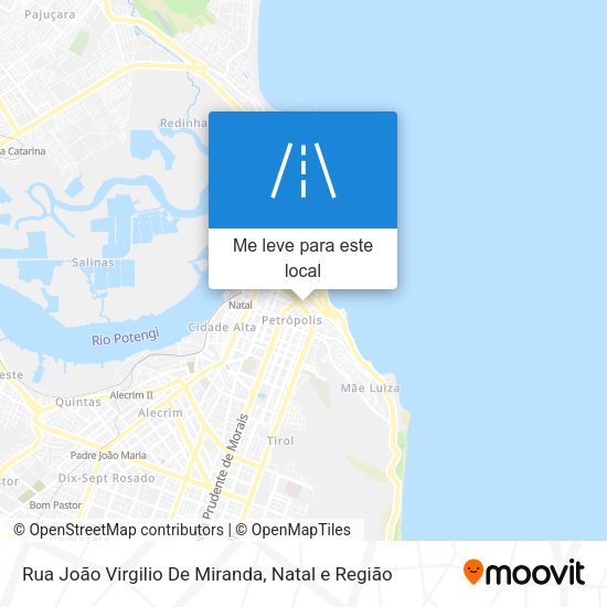 Rua João Virgilio De Miranda mapa