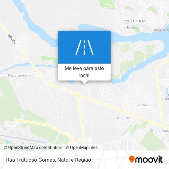 Rua Frutuoso Gomes mapa