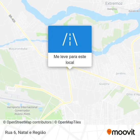 Rua 6 mapa