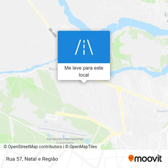 Rua 57 mapa
