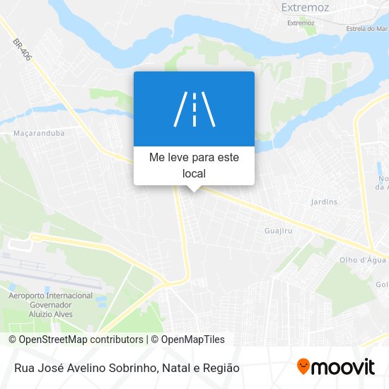 Rua José Avelino Sobrinho mapa