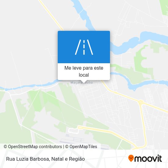 Rua Luzia Barbosa mapa