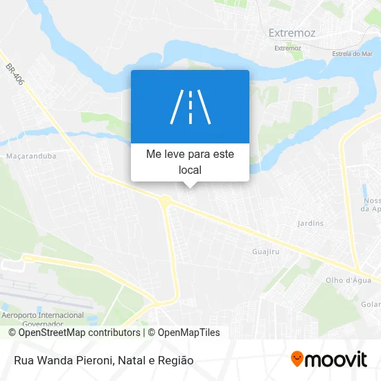 Rua Wanda Pieroni mapa