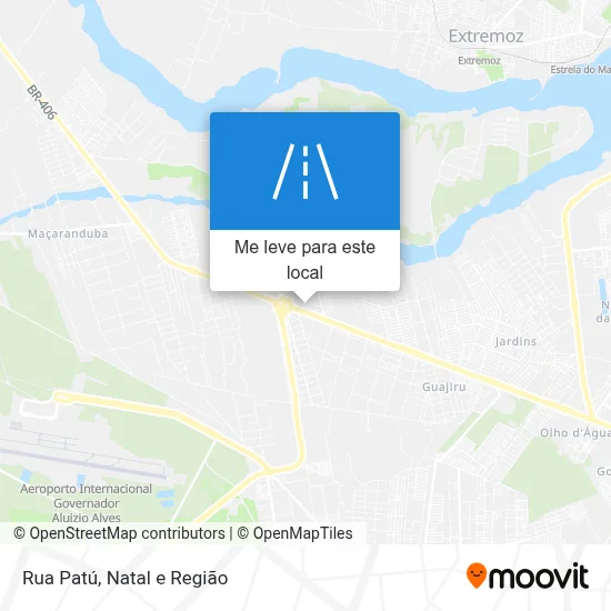 Rua Patú mapa