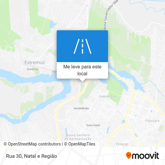 Rua 30 mapa