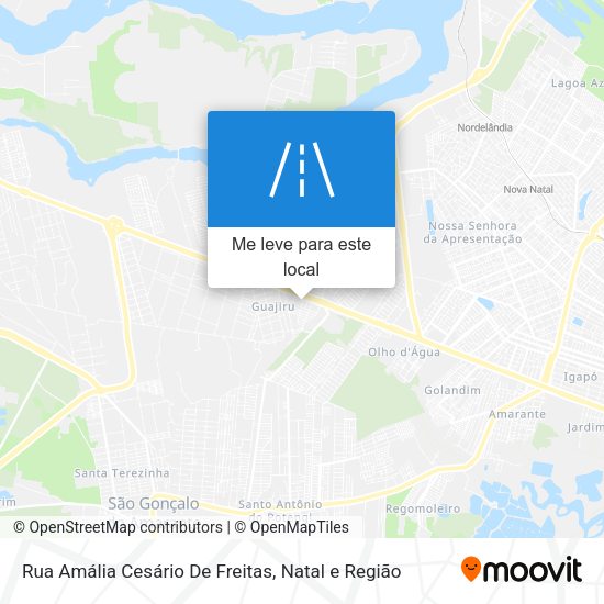 Rua Amália Cesário De Freitas mapa