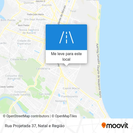 Rua Projetada 37 mapa