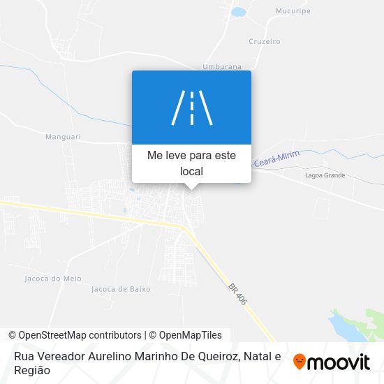 Rua Vereador Aurelino Marinho De Queiroz mapa