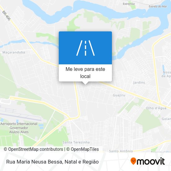 Rua Maria Neusa Bessa mapa