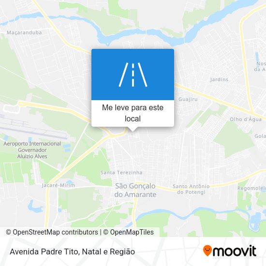 Avenida Padre Tito mapa