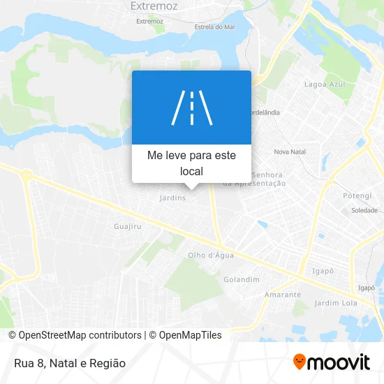 Rua 8 mapa