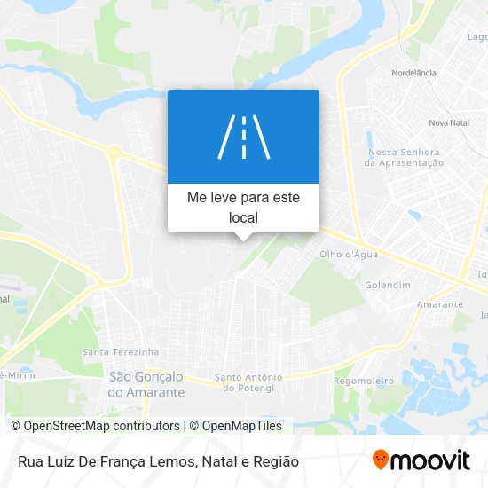 Rua Luiz De França Lemos mapa