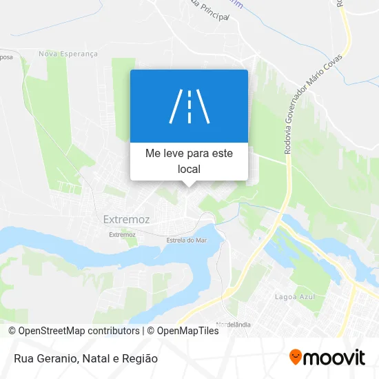Rua Geranio mapa