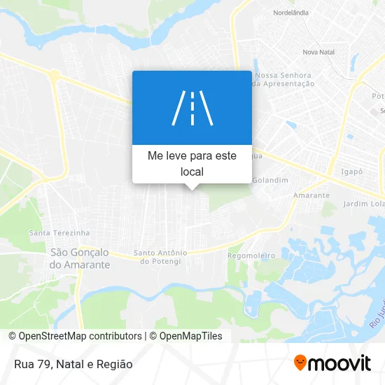 Rua 79 mapa