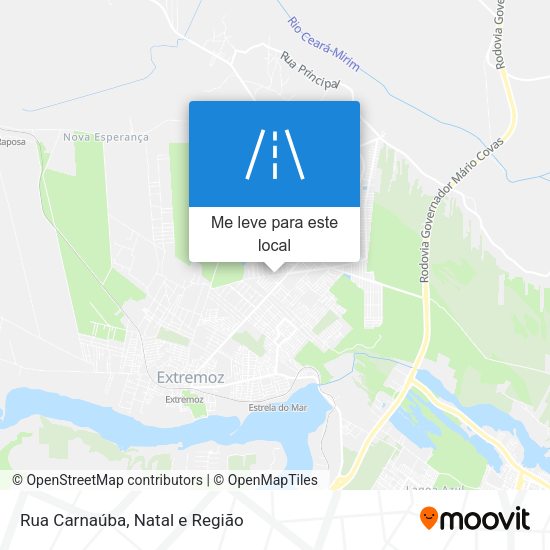 Rua Carnaúba mapa