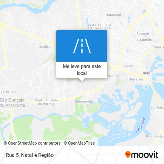 Rua 5 mapa