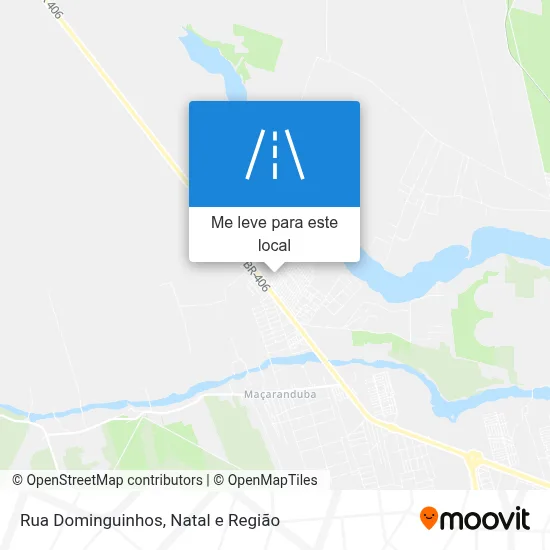 Rua Dominguinhos mapa