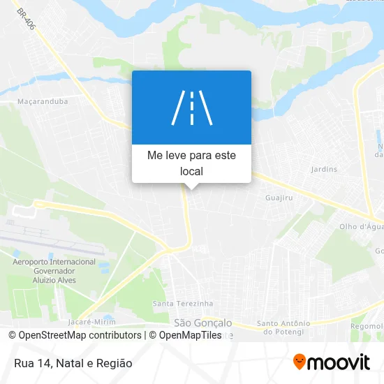 Rua 14 mapa