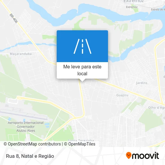 Rua 8 mapa