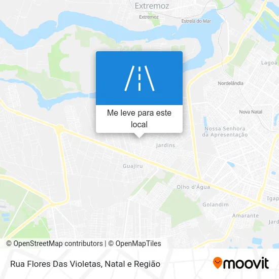 Rua Flores Das Violetas mapa