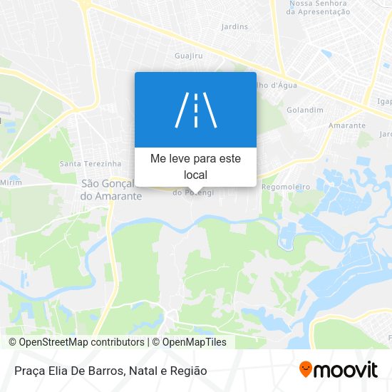Praça Elia De Barros mapa