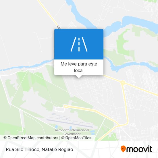 Rua Silo Tinoco mapa