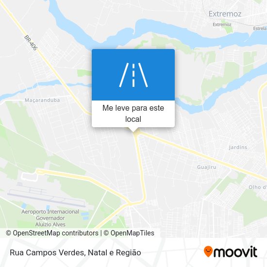 Rua Campos Verdes mapa