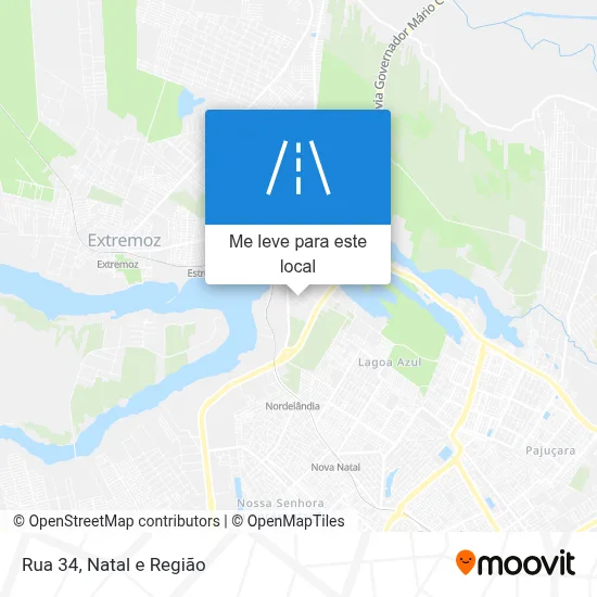 Rua 34 mapa