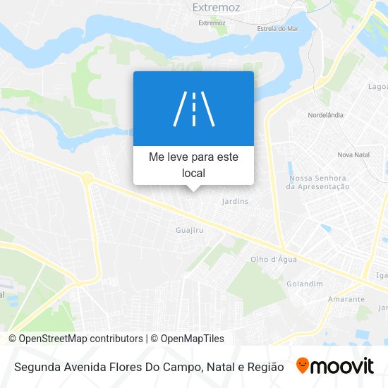 Segunda Avenida Flores Do Campo mapa