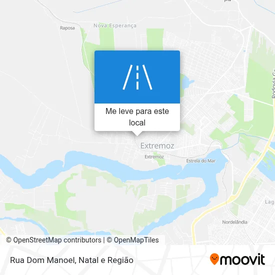 Rua Dom Manoel mapa