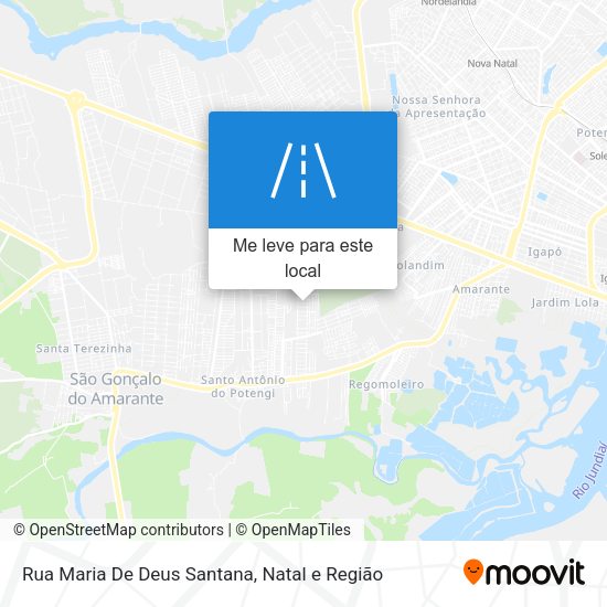Rua Maria De Deus Santana mapa