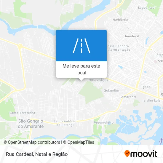 Rua Cardeal mapa