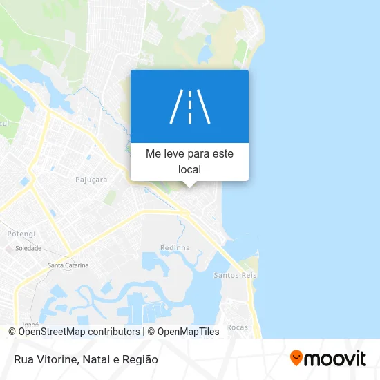 Rua Vitorine mapa