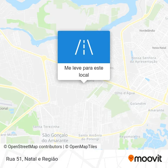 Rua 51 mapa