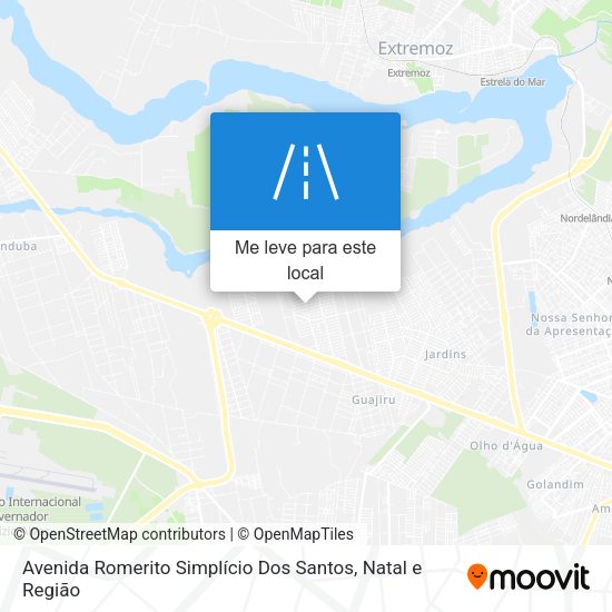 Avenida Romerito Simplício Dos Santos mapa