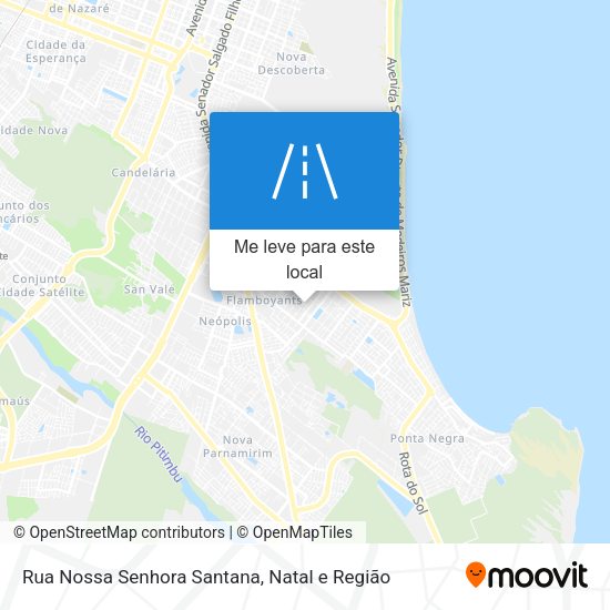 Rua Nossa Senhora Santana mapa