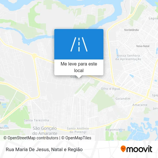 Rua Maria De Jesus mapa