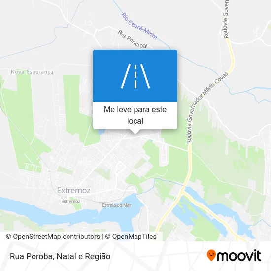 Rua Peroba mapa